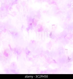 Un lavage aquarelle doux et éthérée dans les tons de violet clair et rose crée un fond abstrait rêveur avec une texture douce Banque D'Images