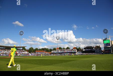 NOTTINGHAM, ANGLETERRE. 20 JUIN 2019 : vue d'ensemble lors du match de la Coupe du monde de cricket de l'ICC, Australie - Bangladesh, à Trent Bridge, Nottingham, Angleterre.(crédit image : &copy ; ESPA photo Agency/CSM via ZUMA Wire) Banque D'Images
