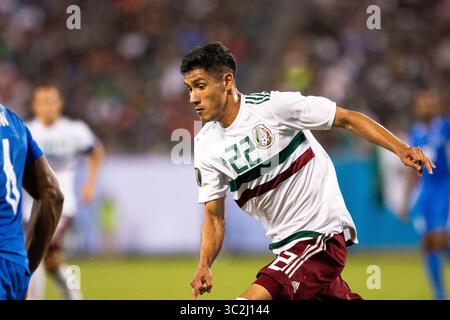23 juin 2019 : le défenseur mexicain Jorge Sanchez (22 ans) lors du match de la Gold Cup 2019 au Bank of America Stadium de Charlotte, Caroline du Nord. (Scott Kinser)(image de crédit : &copy ; Scott Kinser/CSM via ZUMA Wire) Banque D'Images