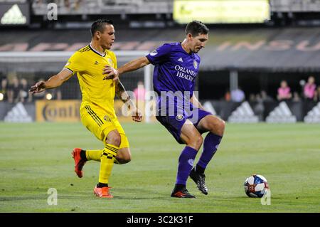 Samedi 29 juin 2019 : â€” la première moitié du match entre Orlando City et Columbus Crew SC au MAPFRE Stadium, à Columbus OH. Crédit photo obligatoire : Dorn BYG/Cal Sport Media. ..Orlando City 2 - Columbus Crew SC 0 à la fin du match(image de crédit : &copy ; Dorn BYG/CSM via ZUMA Wire) Banque D'Images