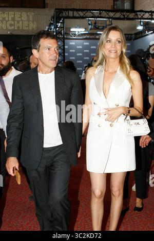 26 juin 2019 - Munich - 26 juin 2019 Munich Allemagne..Antonio Banderas et Nicole Kimpel au Cinemerit Award pour Antonio Banderas au Filmfest Munich, Allemagne, le 26 juin 2019 (image crédit : © Famous/Ace Pictures via ZUMA Press) Banque D'Images