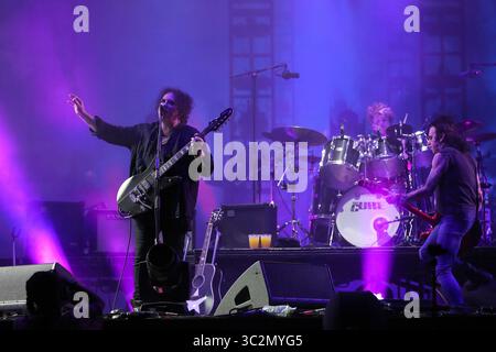 12 juillet 2019 - Lisbonne, Portugal - pendant le NOS vivants 2019 music festival à Lisbonne, Portugal, le 11 juillet 2019. Le NOS vivants music festival aura lieu du 11 juillet au 13 juillet 2019 avec la cure, Vampire Weekend et les Smashing Pumpkins comme têtes. (Crédit Image : © Pedro Fiuza/Zuma sur le fil) Banque D'Images