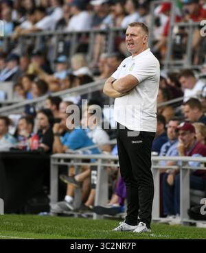 17 juillet 2019 - créé Paul, Minnesota, États-Unis - le manager d'Aston Villa STEVE BRUCE lors de leur match contre Minnesota United lors d'un match amical international à Allianz Field, à St Paul, MN. (Crédit image : © Craig Lassig/ZUMA Wire) Banque D'Images