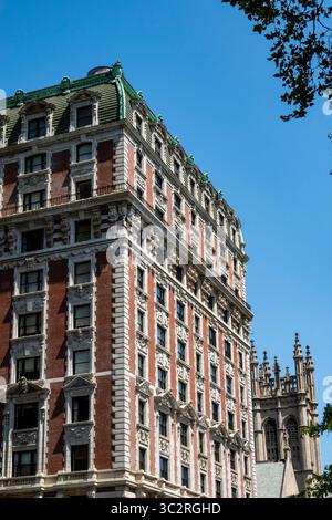 Le Kenilworth est un bâtiment de luxe Co-Op dans le quartier historique de Central Park West, NYC, USA 2025 Banque D'Images