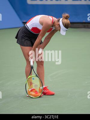 Août 3,2019 : Anna Kalinskaya (RUS) perd face à Jessica Pegula (USA) 6-3, 3-6, 6-1, au CitiOpen joué au Rock Creek Park Tennis Center à Washington, DC. â©Leslie Billman/Tennisclix/CSM(image de crédit : &copy ; Leslie Billman/CSM via ZUMA Wire) Banque D'Images