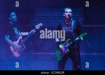 8 août 2019, Chula Vista, Californie, États-Unis : BLINK -182 à Île du Nord Credit Union Amphitheatre, à Chula Vista, Californie 07 août 2019 (Image Crédit : © Marissa Carter/Zuma sur le fil) Banque D'Images
