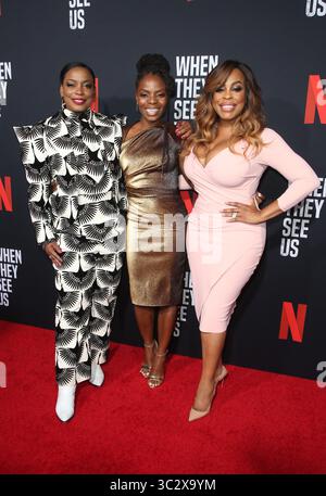 11 août 2019, Los Angeles, Californie, États-Unis : quand ils nous voient pour votre considération..avec : Aunjanue Ellis, Marsha Stephanie Blake, Niecy Nash.où : Los Angeles, Californie, États-Unis.quand : 11 août 2019.crédit : >..**DISPONIBLE UNIQUEMENT POUR LES États-Unis* (image crédit : © FS2/WENN via ZUMA Press) Banque D'Images