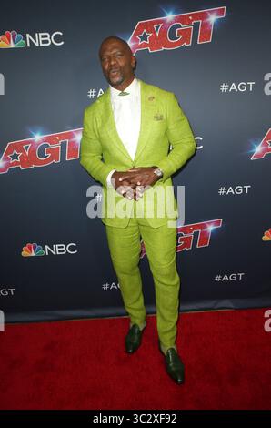 13 août 2019, Hollywood, CA, États-Unis : 13 août 2019 - Hollywood, Californie - Terry Crews. « America's Got talent », saison 14 Live Show Red Carpet au Dolby Theatre. Crédit photo : FSadou/AdMedia Banque D'Images