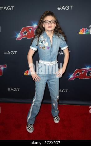13 août 2019, Hollywood, CA, USA : 13 août 2019 - Hollywood, Californie - Sophie Pecora. « America's Got talent », saison 14 Live Show Red Carpet au Dolby Theatre. Crédit photo : FSadou/AdMedia Banque D'Images
