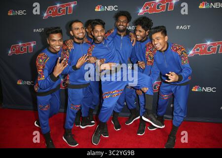 20 août 2019, Hollywood, CA, USA : 20 août 2019 - Hollywood, Californie - V.imbattable. ''America's Got Talent'' saison 14 Live Show Tapis Rouge tenue au Kodak Theater. Crédit photo : FSadou/AdMedia (crédit Image : © F Sadou/AdMedia via Zuma sur le fil) Banque D'Images