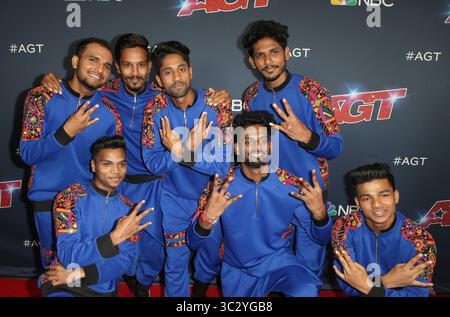 20 août 2019, Hollywood, CA, USA : 20 août 2019 - Hollywood, Californie - V.imbattable. ''America's Got Talent'' saison 14 Live Show Tapis Rouge tenue au Kodak Theater. Crédit photo : FSadou/AdMedia (crédit Image : © F Sadou/AdMedia via Zuma sur le fil) Banque D'Images
