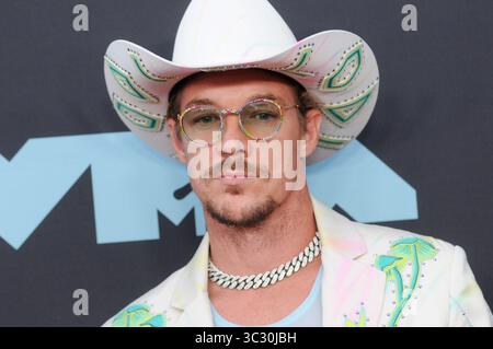 26 août 2019, Newark, New Jersey, États-Unis : Diplo (Thomas Wesley Pentz) assiste aux MTV Video Music Video Awards 2019 organisés au Prudential Center de Newark, NJ (crédit image : © Efren Landaos/SOPA images via ZUMA Wire) Banque D'Images