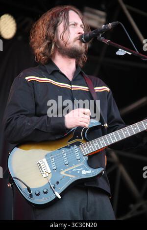 24 août 2019, Kingham, Royaume-Uni de Grande-Bretagne et d'Irlande du Nord : les Zutons se produisent au Big Feastival le 24 août 2019 à Kingham, Oxfordshire, Royaume-Uni (crédit image : © Famous/Ace Pictures via ZUMA Press) Banque D'Images
