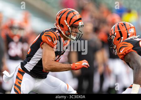 22 août 2019 : Alex Erickson (12 ans), receveur des Cincinnati Bengals Wide, lors d'un match de pré-saison entre les Giants de New York et les Cincinnati Bengals, au Paul Brown Stadium de Cincinnati, OHIO. Adam Lacy/CSM(image de crédit : &copy ; Adam Lacy/CSM via ZUMA Wire) Banque D'Images
