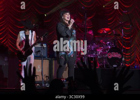 Le 27 août 2019, Chula Vista, Californie, États-Unis : Ann Wilson de la Cœur de rock band sur scène effectue pendant leur Amour Vivant Tour à Île du Nord Credit Union amphithéâtre. (Crédit Image : © Alfred KC/Zuma sur le fil) Banque D'Images