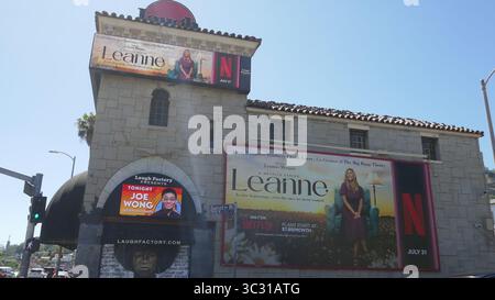 Los Angeles, Californie, USA 24 juillet 2025 Netflix Leanne Billboard sur Sunset Blvd le 24 juillet 2025 à Los Angeles, Californie, USA. Photo de Barry King/Alamy Stock photo Banque D'Images