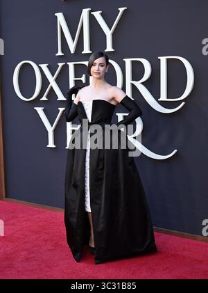Hollywood, États-Unis. 24 juillet 2025. Sofia Carson arrive à la première de « My Oxford Year » Los Angeles au Tudum Theater le 24 juillet 2025 à Hollywood, CA. © Lisa OConnor/AFF-USA.com crédit : AFF/Alamy Live News Banque D'Images