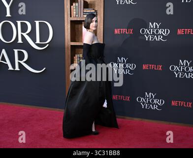 Hollywood, États-Unis. 24 juillet 2025. Sofia Carson arrive à la première de « My Oxford Year » Los Angeles au Tudum Theater le 24 juillet 2025 à Hollywood, CA. © Lisa OConnor/AFF-USA.com crédit : AFF/Alamy Live News Banque D'Images