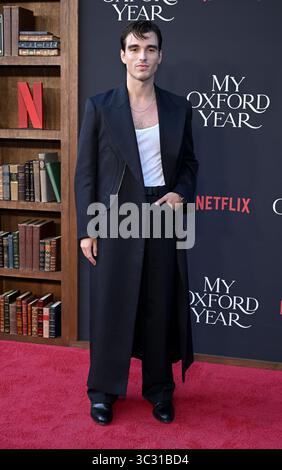 Hollywood, États-Unis. 24 juillet 2025. Corey Mylchreest arrive à la première de « My Oxford Year » Los Angeles au Tudum Theater le 24 juillet 2025 à Hollywood, CA. © Lisa OConnor/AFF-USA.com crédit : AFF/Alamy Live News Banque D'Images