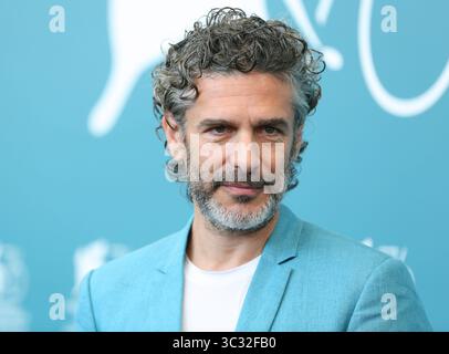 1er septembre 2019, Venise, Italie : LEONARDO SBARAGLIA participe à la conférence photo Wasp Network lors du 76e Festival du film de Venise (crédit image : © Mickael Chavet/ZUMA Wire) Banque D'Images