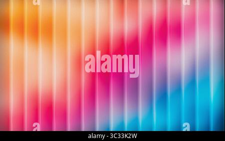 Texture de verre fractale futuriste avec des vagues aux couleurs vibrantes. Fond dynamique pour les projets et le site Web. Fond d'écran dégradé dans des couleurs pastel. Banque D'Images