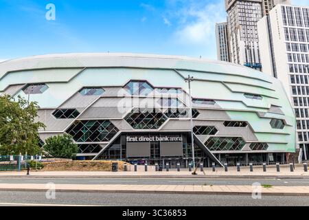 First Direct Arena, Leeds – salle de concert et d'événement moderne dans le West Yorkshire, Angleterre, Royaume-Uni Banque D'Images