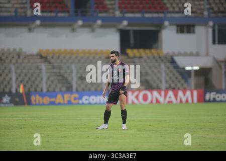 23 avril 2021, Munich, Bavière, États-Unis : GOA, INDE - 23 AVRIL : Ali Shojaei lors du match de Ligue des champions de l'AFC entre Perspolis et Goa au stade Fatorda le 23 avril 2021 à Goa, en Inde. (Crédit image : © ATPImages/ATPImages via ZUMA Wire) Banque D'Images