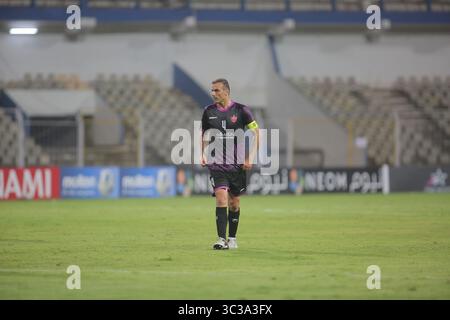 23 avril 2021, Munich, Bavière, États-Unis : GOA, INDE - 23 AVRIL : Jalal Hosseini lors du match de Ligue des champions de l'AFC entre Perspolis et Goa au stade Fatorda le 23 avril 2021 à Goa, en Inde. (Crédit image : © ATPImages/ATPImages via ZUMA Wire) Banque D'Images