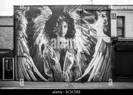 Street art à Southend-on-Sea, Essex Banque D'Images