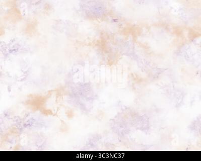 Le fond abstrait de l'aquarelle avec des teintes beige et violette crée une texture douce Banque D'Images