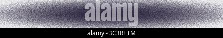 Texture de gradient de pixel radial, motif de bruit numérique large, fond fondu monochrome en niveaux de gris, mosaïque de particules carrées, effet vignette lisse Illustration de Vecteur