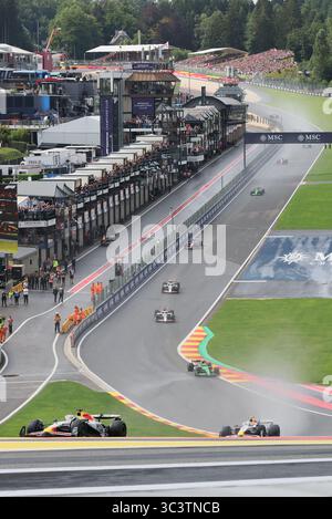 Francorchamps, Belgique. 27 juillet 2025. Le Grand Prix F1 de Belgique, à Spa-Francorchamps, dimanche 27 juillet 2025. Le Grand Prix de formule 1 de Spa-Francorchamps se déroule ce week-end, du 24 au 27 juillet. BELGA PHOTO BENOIT DOPPAGNE crédit : Belga News Agency/Alamy Live News Banque D'Images
