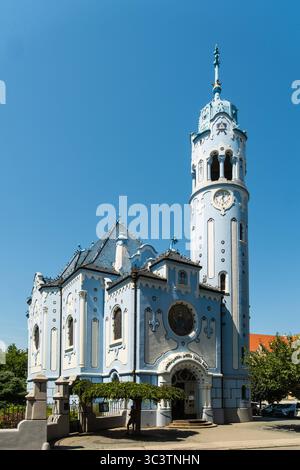 Die Sankt-Elisabeth-Kirche, auch Blaue Kirche genannt, à Bratislava, Slowakei *** L'église de la nouvelle Elisabeth, également connue sous le nom d'église bleue, à Brat Banque D'Images
