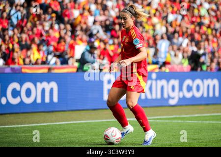 Bâle, Suisse. 27 juillet 2025. BÂLE, SUISSE - JUILLET 27 : Alexia Putellas, espagnole, lors de la finale de L'UEFA Women's EURO 2025 entre l'Angleterre et l'Espagne, au salon Jakob-Park le 27 juillet 2025 à Bâle, Suisse. (Photo de Leiting Gao/BSR Agency) crédit : BSR Agency/Alamy Live News Banque D'Images