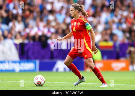 Bâle, Suisse. 27 juillet 2025. BÂLE, SUISSE - JUILLET 27 : Irene Paredes d'Espagne lors de la finale de L'UEFA Women's EURO 2025 entre l'Angleterre et l'Espagne au Jakob-Park le 27 juillet 2025 à Bâle, Suisse. (Photo de Leiting Gao/BSR Agency) crédit : BSR Agency/Alamy Live News Banque D'Images