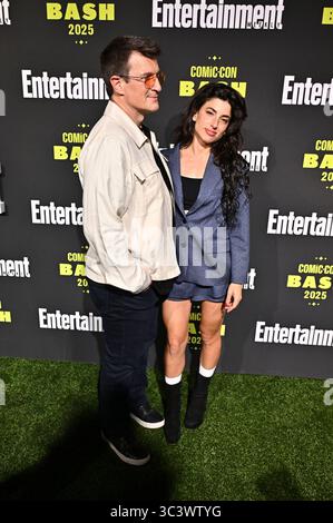 Nathan Fillion und Tania Raymonde beim Entertainment Weekly Comic-Con Bash auf der San Diego Comic-Con International 2025 im Hard Rock Hotel. San Diego, 26.07.2025 Banque D'Images