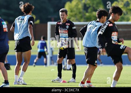 Suzuka, Japon. 27 juillet 2025. Kazuyoshi Miura (AtleticoSuzuka) Football/Football : match japonais '27th Japan Football League' entre l'Atletico Suzuka Club - Minebea Mitsumi FC au Mie Sports Garden à Suzuka, Japon . Crédit : Mutsu Kawamori/AFLO/Alamy Live News Banque D'Images