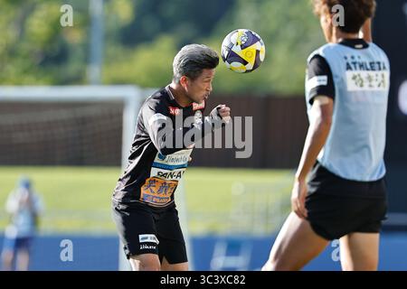 Suzuka, Japon. 27 juillet 2025. Kazuyoshi Miura (AtleticoSuzuka) Football/Football : match japonais '27th Japan Football League' entre l'Atletico Suzuka Club - Minebea Mitsumi FC au Mie Sports Garden à Suzuka, Japon . Crédit : Mutsu Kawamori/AFLO/Alamy Live News Banque D'Images