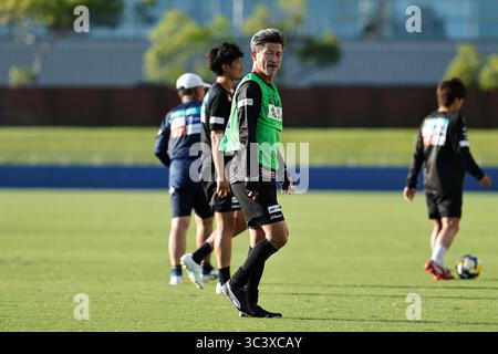 Suzuka, Japon. 27 juillet 2025. Kazuyoshi Miura (AtleticoSuzuka) Football/Football : match japonais '27th Japan Football League' entre l'Atletico Suzuka Club - Minebea Mitsumi FC au Mie Sports Garden à Suzuka, Japon . Crédit : Mutsu Kawamori/AFLO/Alamy Live News Banque D'Images