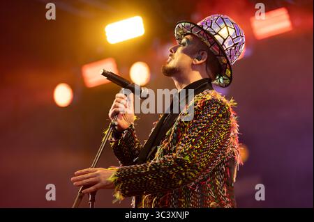 Londres, Angleterre. 27 juillet 2025. Boy George se produit en concert avec culture Club au Uptown Festival, South East London. Cristina Massei/Alamy Live News Banque D'Images