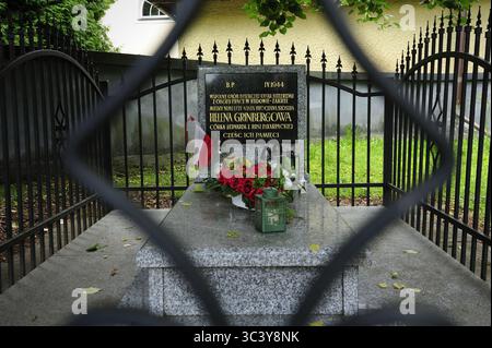 Kudowa Zdroj, Zakrze, Dolnoslaskie, Polska, à Kudowa-Zdrój il y avait une branche du camp de concentration allemand de Gross-Rosen, appelée FAL Sackisch. Prisonniers : principalement des femmes juives de Pologne, Hongrie, République tchèque et Yougoslavie. Prisonniers de guerre italiens dans le camp de Sackisch, le prisonnier Luigi Baldan, les prisonniers étaient employés à l'usine Vereinigte Deutsche Metallwerke (VDM), qui produisch, qui produisait des pièces d'avions. Camp de concentration appelé Stimegalcheid, Kazalz, Kierwicz, Kiel. Banque D'Images