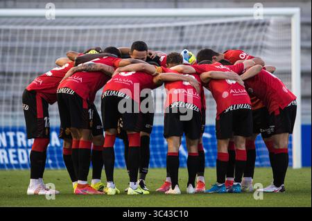 19 mai 2021, Santa Cruz de Tenerife, Espagne : joueurs du RCD Mallorca lors du match Liga SmartBank entre le CD Tenerife et le RCD Mallorca au stade Heliodoro de Tenerife, Espagne. (Crédit image : © San Acosta/DAX via ZUMA Wire) Banque D'Images