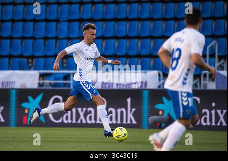 19 mai 2021, Santa Cruz de Tenerife, Espagne : Carlos Pomares de CD Tenerife lors du match Liga SmartBank entre CD Tenerife et RCD Mallorca au stade Heliodoro de Tenerife, Espagne. (Crédit image : © San Acosta/DAX via ZUMA Wire) Banque D'Images