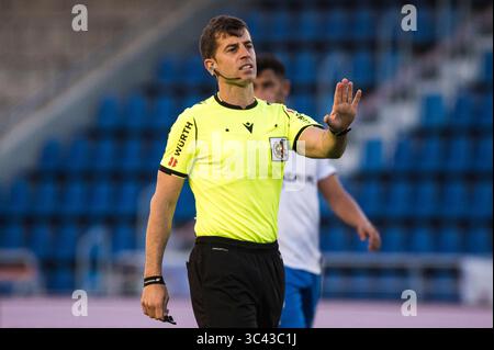 19 mai 2021, Santa Cruz de Tenerife, Espagne : arbitre lors du match Liga SmartBank entre le CD Tenerife et le RCD Mallorca au stade Heliodoro de Tenerife, Espagne. (Crédit image : © San Acosta/DAX via ZUMA Wire) Banque D'Images