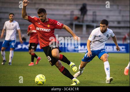 19 mai 2021, Santa Cruz de Tenerife, Espagne : Aleksandar Sedlar du RCD Mallorca lors du match Liga SmartBank entre le CD Tenerife et le RCD Mallorca au stade Heliodoro de Tenerife, Espagne. (Crédit image : © San Acosta/DAX via ZUMA Wire) Banque D'Images