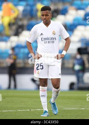 22 mai 2021, Madrid, Espagne : Rodrygo du Real Madrid lors du match de Liga Santander entre le Real Madrid et Villarreal à l'Estadio Alfredo Di Stefano à Madrid, Espagne. (Crédit image : © Indira/DAX via ZUMA Wire) Banque D'Images