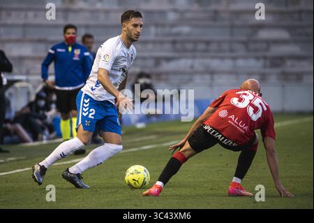 19 mai 2021, Santa Cruz de Tenerife, Espagne : OTAR Kakabadze de CD Tenerife lors du match Liga SmartBank entre CD Tenerife et RCD Mallorca au stade Heliodoro de Tenerife, Espagne. (Crédit image : © San Acosta/DAX via ZUMA Wire) Banque D'Images