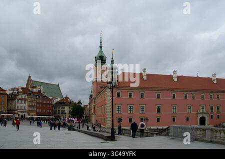 Château royal, Varsovie, Voïvodie de Masovie, Pologne, Europe Banque D'Images