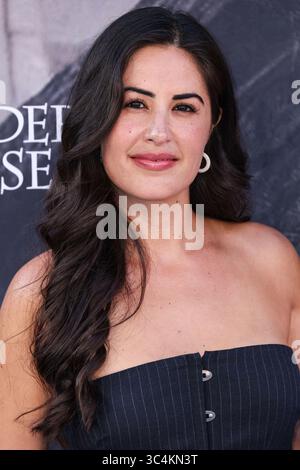 Los Angeles, États-Unis. 28 juillet 2025. LOS ANGELES, CALIFORNIE, États-Unis - JUILLET 28 : Michelle Lally arrive à la première à Los Angeles de 'Outlander : Blood of My Blood' saison 1 de STARZ qui se tient au DGA Theater Complex à la Directors Guild of America le 28 juillet 2025 à Los Angeles, Californie, États-Unis. (Photo de Xavier Collin/image Press Agency) crédit : image Press Agency/Alamy Live News Banque D'Images