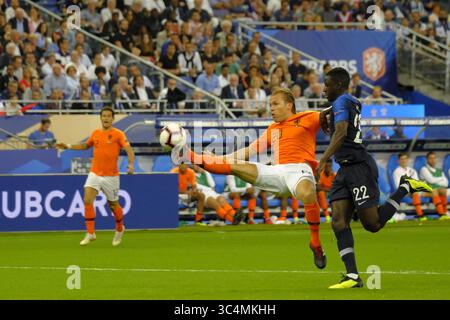 9 septembre 2018 - Saint Denis, Seine Saint Denis, France - le milieu de terrain de l'équipe néerlandaise RUUD VORMER en action lors du match de football de l'UEFA Nations League entre la France et les pays-Bas au stade de France à St Denis - France..la France a gagné 2-1 (crédit image : © Pierre Stevenin/ZUMA Wire) Banque D'Images